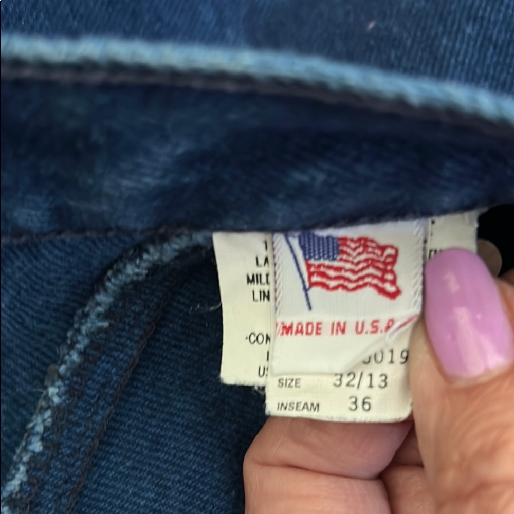Vintage Rockie Mountain Deep Blue Denim Jeans - Picture 5 of 5